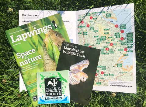 Lincolnshire Wildlife Trust membership pack