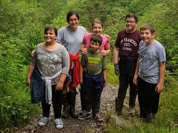 Members of the Spalding Wildlife Watch Group