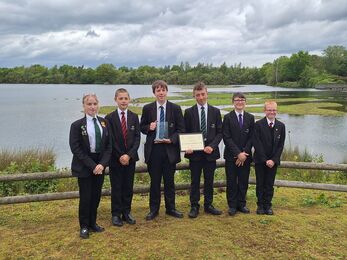Members of the Eco Club at King Edward VI Academy in Spilsby