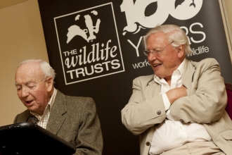 Ted Smith with David Attenborough