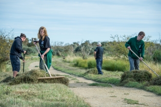 Volunteers at Gibraltar Point