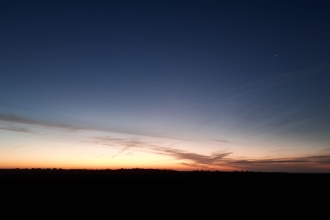 first light at Gibraltar Point