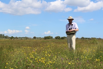 Jeremy surveying