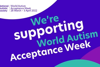 World Autism Acceptance Week from National Autistic Society  banner