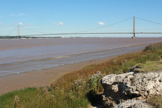 The Humber Estuary and Humber Bridge from Far Ings