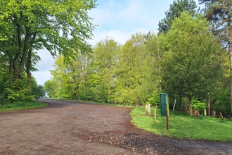 Snipe Dales car park in spring