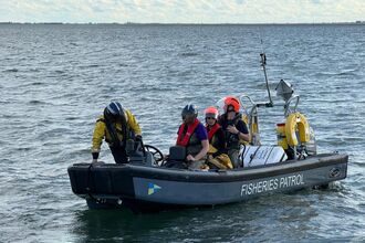 EIFCA fisheries patrol on The Wash