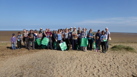 Beach clean