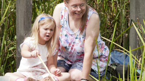 Pond dipping