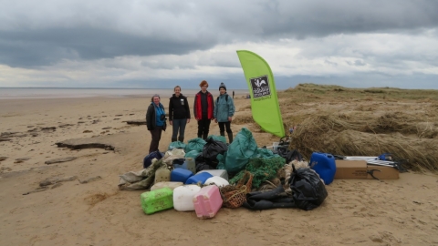 Beach clean