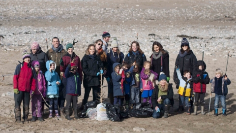 Beach clean