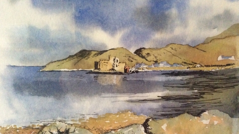 pen and wash artwork
