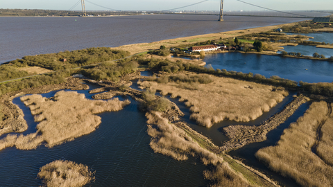 Far Ings aerial view