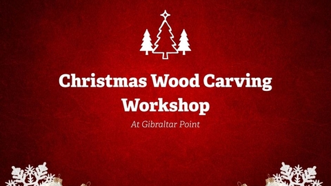 Christmas Wood Carving Workshop poster