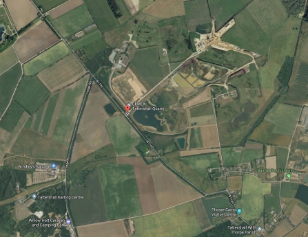 Woodhall Spa Airfield map