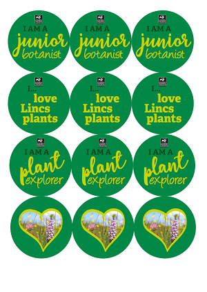 LoveLincsPlants stickers - Lincolnshire Wildlife Trust