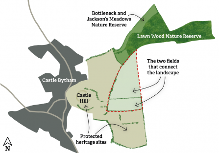 Castle Bytham map