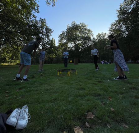 spikeball in park