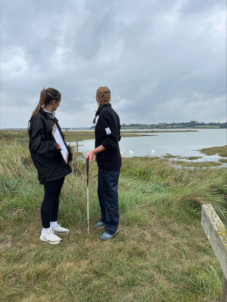 Ready for the Great British Beach Clean at Trimley Marshes nature reserve, Suffolk