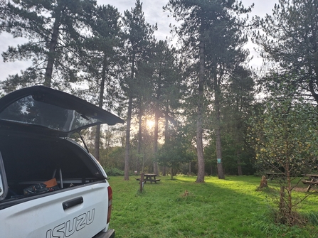 Snipe Dales truck and picnic area