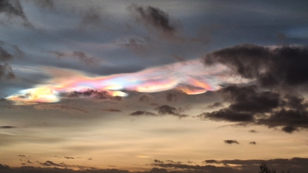 Nacreous clouds Lincolnshire