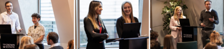 Interns Sian and Jasmine presenting TCE