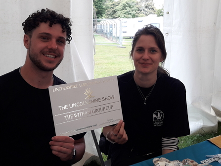 MFI Ed and Kiera with Lincs Show award