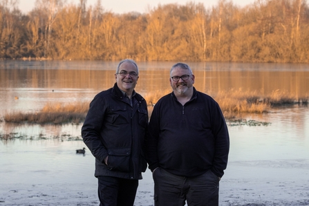 matthew and melvyn at Whisby