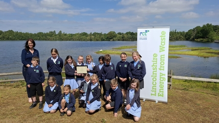 Lincolnshire Young Environmentalist Awards 2025 winners Potterhanworth Primary School at Whisby