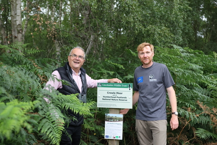 Matt and Melvyn at Crowle Moor