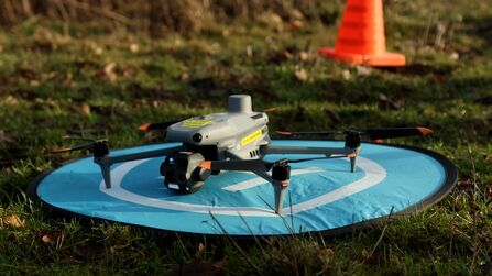 FEPP drone on Heli-pad