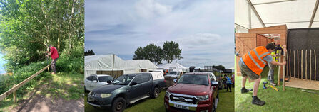 Some of the June tasks for the Whisby warden team