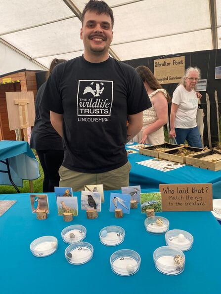 Marine intern George at the Lincolnshire Show 2026