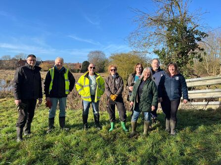First volunteer work party at Harrison's Holme in January 2026