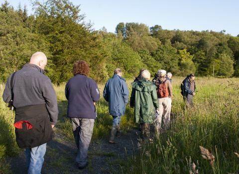 Group visit to a nature reserve