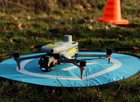 FEPP drone on Heli-pad